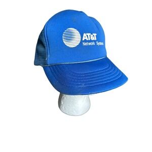 Vintage AT&T‎ Network Systems Mesh Trucker Hat By Headmost communications
